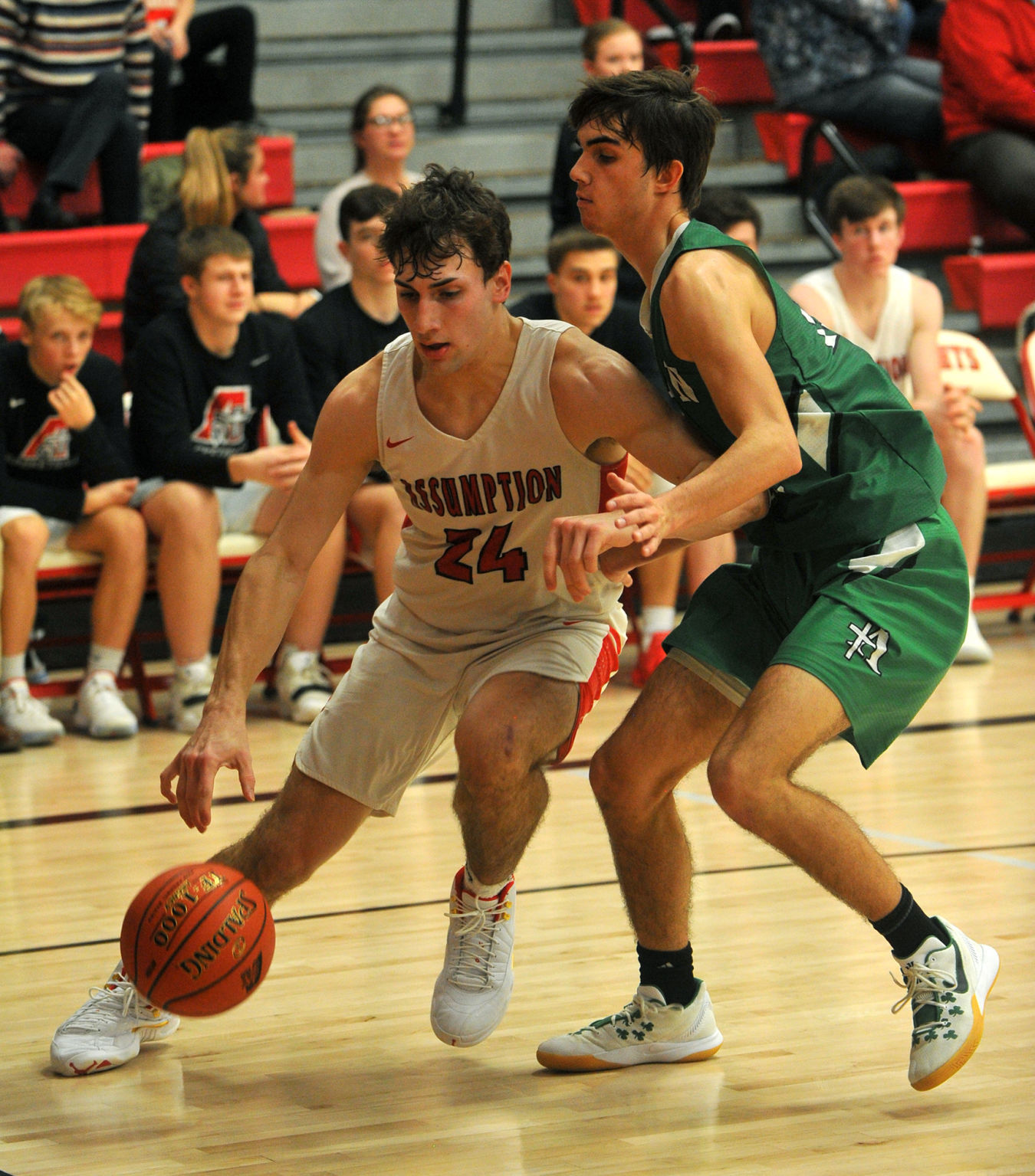 Alleman at Assumption boys basketball